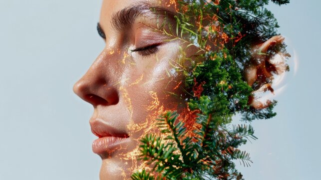 A creative double exposure concept