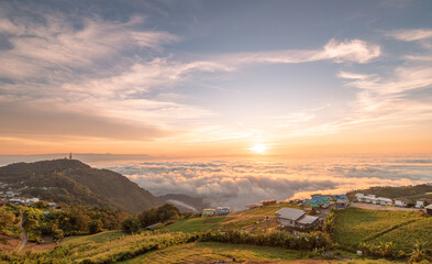 The most beautiful Viewpoint phu thap buek in phetchabuncity phetchabun,Thailand.