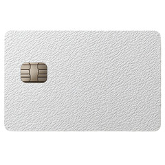 White textured credit card close up of a white credit card featuring a subtle white texture highlighting its design