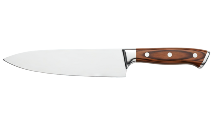 Chef's Knife with Wooden Handle