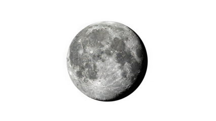 Lunar Realm: A close-up view of the moon reveals its captivating surface, textured with craters and vast plains, an embodiment of the beauty that resides beyond the earth.