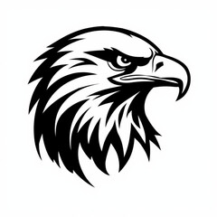 Fototapeta premium Eagle Head Vector Illustration Mascot Design