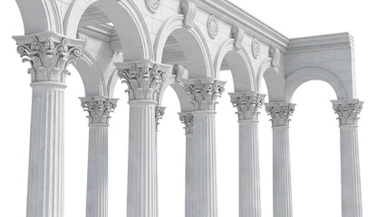 Naklejka premium Classical Corinthian Columns and Arches