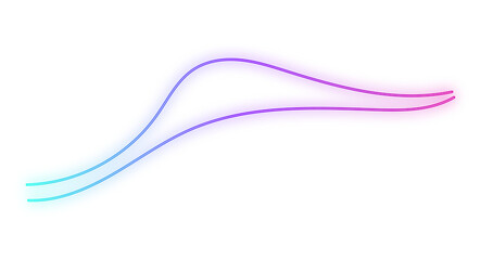 neon curve line