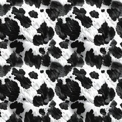 Black & white spotted pattern, resembling animal print, covering the surface. Pattern is repetitive with soft, blurred edges