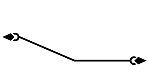 infographic pointing line