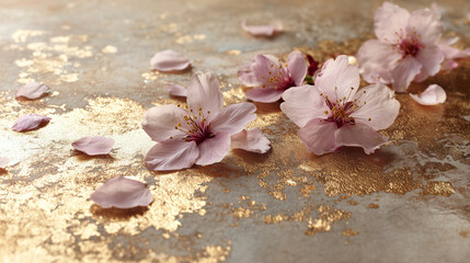 Japanese-Style Flower Background Wallpaper