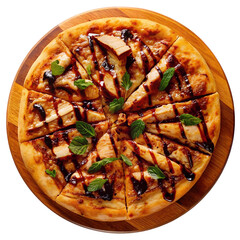 Slice of pizza on a white plate with cheese and toppings