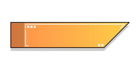 colorful sticky note tab