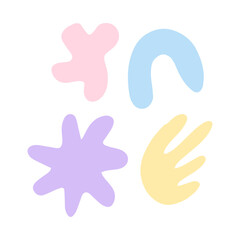 Obraz premium hand drawn shape element