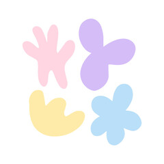 Obraz premium hand drawn shape element