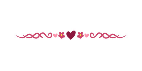 cute heart border