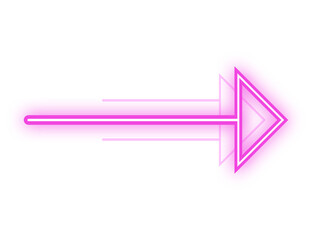 neon light arrow