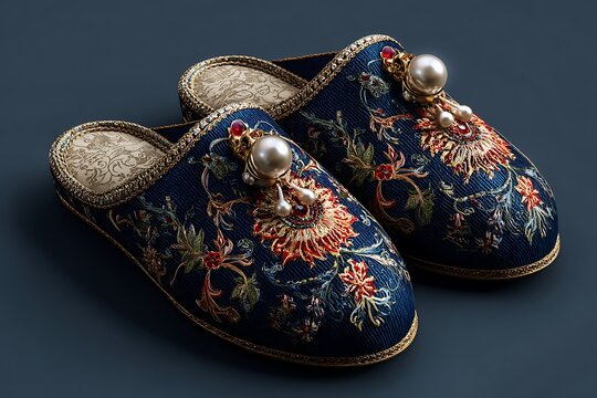 pair of shoes and sliper