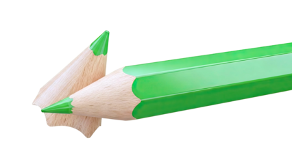 Sharp Green Pencils