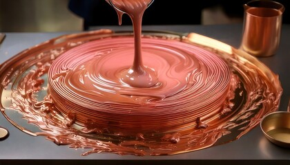 Chocolate Cake Glazing - A Decadent Dessert in the Making.