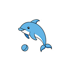 dolphin vector illustration