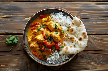 Traditional Punjabi kofta curry presented elegantly in a bowl