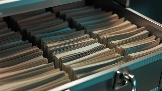A full briefcase packed with stacks of cash money.
