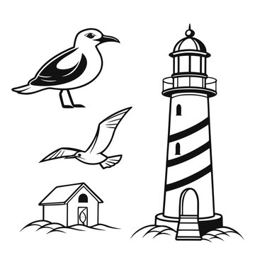 Minimal Line Icon Setr  White Background (1) Vector Icon Illustration