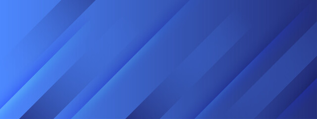 Obraz premium Dynamic blue background with diagonal stripes and smooth gradient transitions for a sense of speed