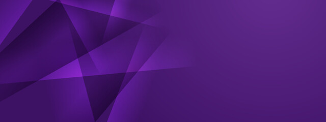 Rich purple background with sharp intersecting triangular shapes and shadow effects