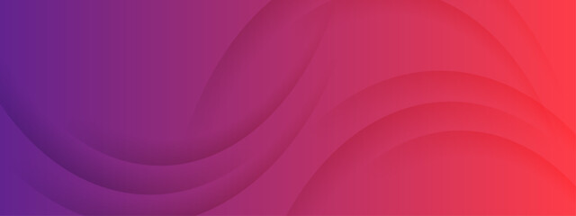 Obraz premium Sophisticated abstract background with smooth overlapping curved shapes in deep purple and red tones