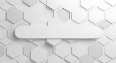 Clean white cloud icon floating above a textured hexagonal background with subtle shadows and depth