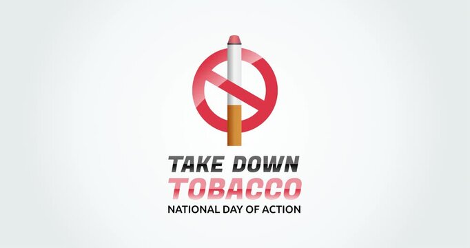 take down tobacco motion video, ideal for take down tobacco celebration