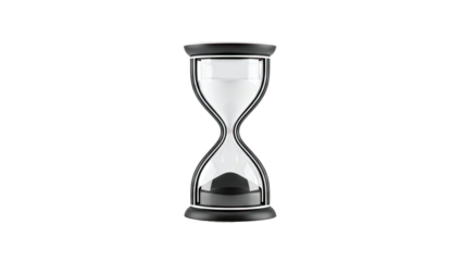 Modern Hourglass with Water and Sand