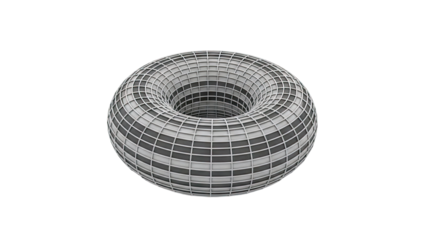 Torus with Grid Pattern