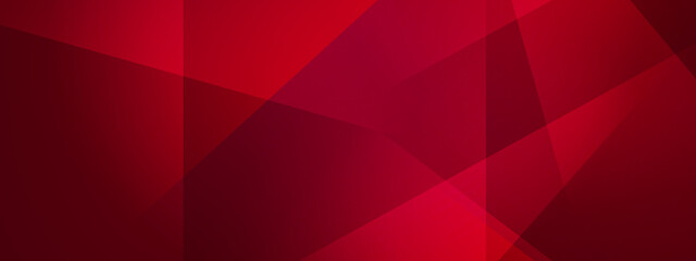 Fototapeta premium Red abstract background featuring sharp geometric shapes and rich ruby red gradients