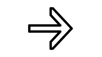 Simple black arrow pointing right