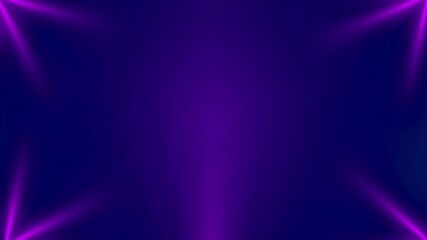 Abstract dark blue background with vibrant glowing magenta light rays framing the composition - Powered by Adobe