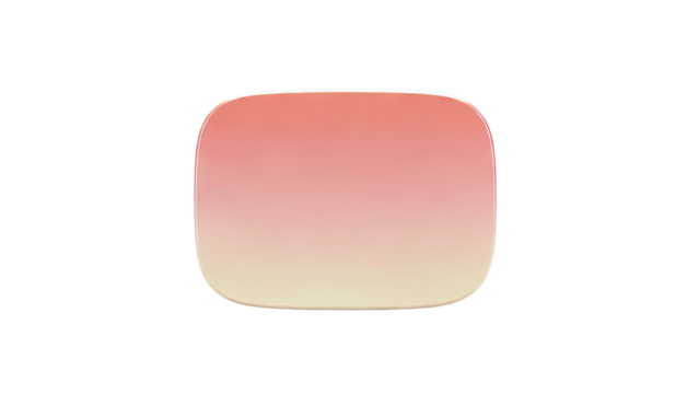 Rounded Square with Pink and Peach Gradient - Powered by Adobe