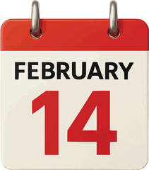 3D Love Calendar February