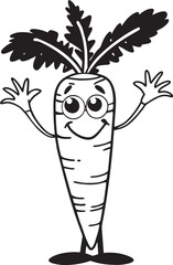 funny carrot cartoon