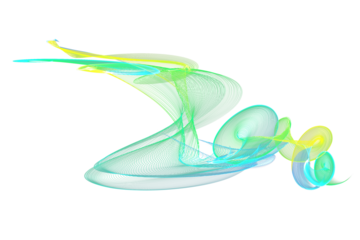 Aqua Breeze Ribbon Overlays – Gentle Green and Yellow Light Waves Gliding Over Soft Turquoise Veils for Fresh Minimal Abstract Backgrounds and Design

