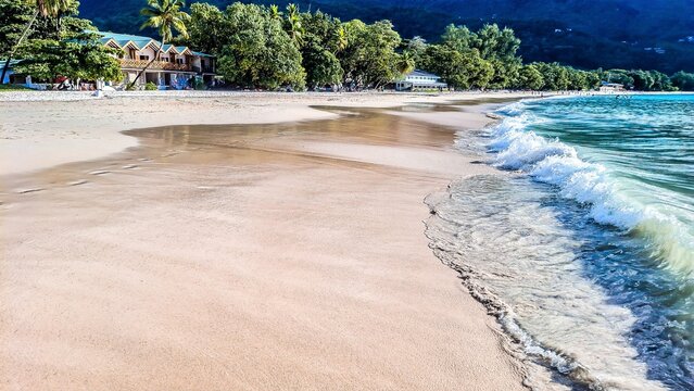 Beau Vallon Beach, Mahe, Seychelles.