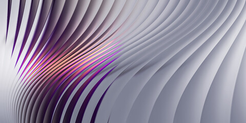 Fractal Design in Glass With Waves and Soft Colors © Zffoto