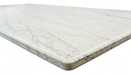   white-marble-stone-tabletop-or-counter-perspective isolated on white