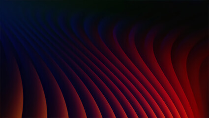 Fractal Glass Design in Dark Colors and Rhythmic Patterns