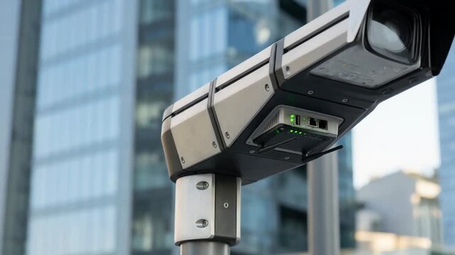 Next gen engineering solution for urban technology surveillance camera security system with smart sensor pole device supporting modern city