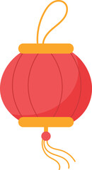 Red lantern decoration for Chinese New Year illustration.