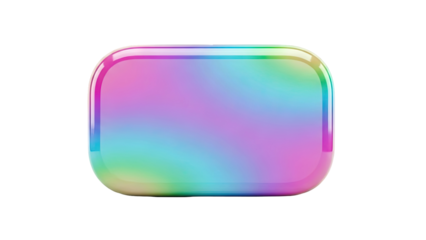 Holographic Gradient Rectangular Object