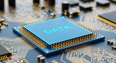 Data Processing on a Microchip with Circuitry for Advanced Computing