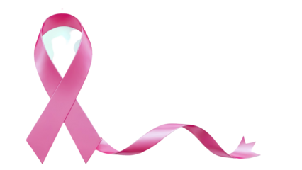 Pink Breast Cancer Awareness Ribbon