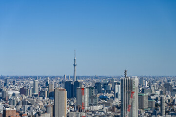 日本東京の都市風景
