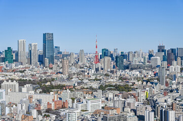 日本東京の都市風景