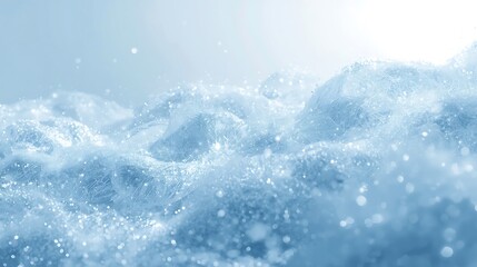 Abstract flowing waves in a muted beige color palette with elegant silk-like texture